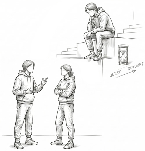 Zukunftsperspektive einnehmen